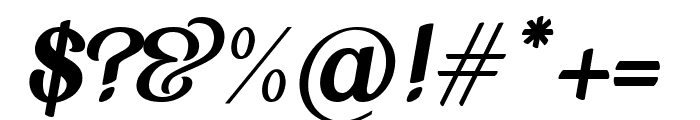 Raffina Italic Font OTHER CHARS