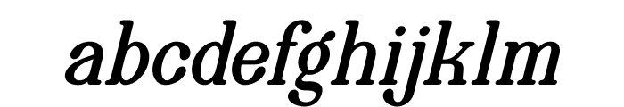 Rafikae Italic Font LOWERCASE