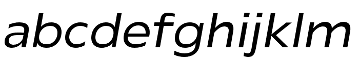 Rafine-BookItalic Font LOWERCASE