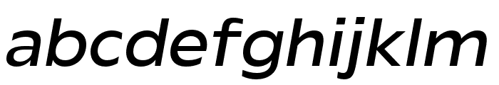 Rafine-MediumItalic Font LOWERCASE