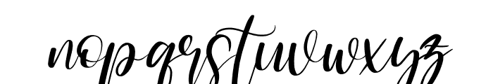Raflestta Elisha Italic Font LOWERCASE