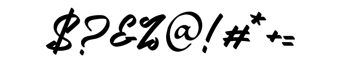 Rafots Signature Font OTHER CHARS