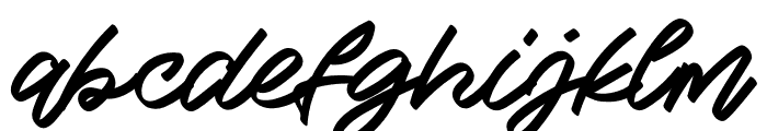 Rafots Signature Font LOWERCASE