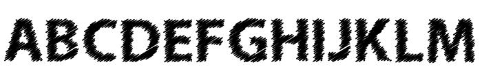 Rafsan Sketched Scribe Font LOWERCASE