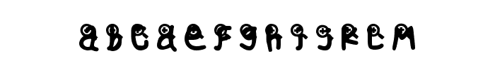 Raft Regular Font LOWERCASE