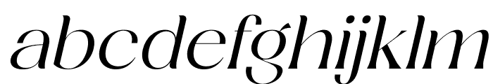 Ragasta Italic Font LOWERCASE