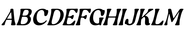 Ragenik Italic Font UPPERCASE