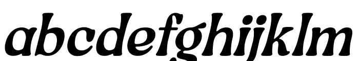 Ragenik Italic Font LOWERCASE