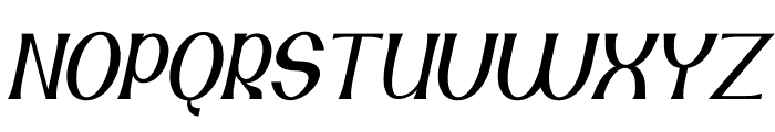 Ragfille Italic Font UPPERCASE