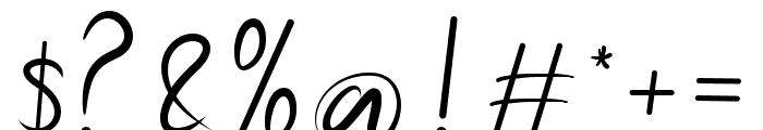Raggatar Lettering Font OTHER CHARS