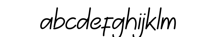 Raghe Scripter Font LOWERCASE
