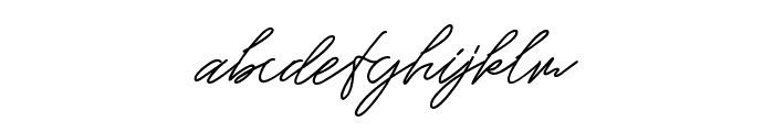 Raghen Script Regular Font LOWERCASE