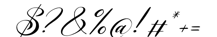 Raghide Italic Font OTHER CHARS