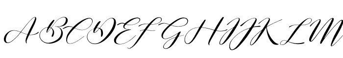 Raghide Italic Font UPPERCASE