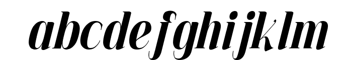 Ragiel Bold Italic Font LOWERCASE