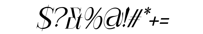 Ragiel Italic Font OTHER CHARS