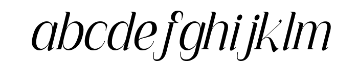 Ragiel Italic Font LOWERCASE