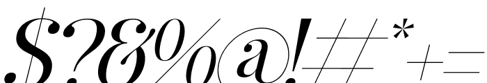 Ragiften Italic Font OTHER CHARS