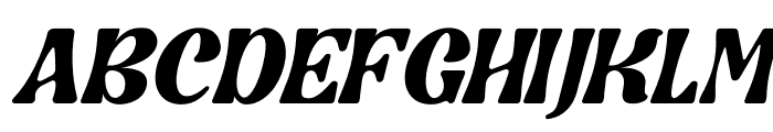Ragile Italic Font UPPERCASE