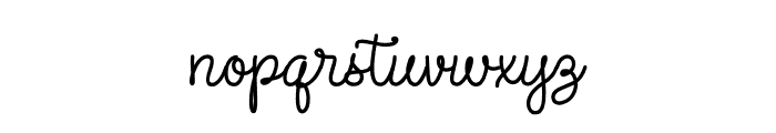 RagistaSweet Font LOWERCASE