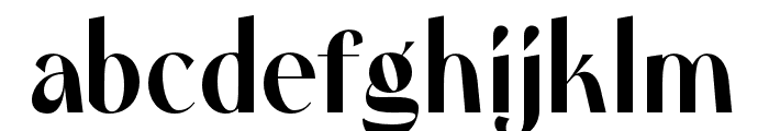 Ragity-Black Font LOWERCASE