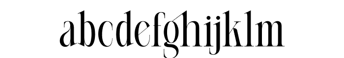 Raglien Font LOWERCASE