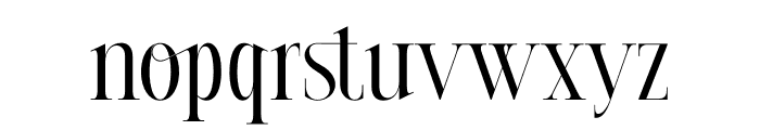 Raglien Font LOWERCASE