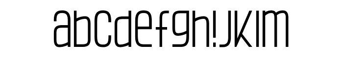 Ragnear Display Light Font LOWERCASE