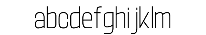 Ragnear Extra Light Font LOWERCASE