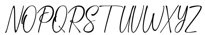 Rahasya Signature Font UPPERCASE
