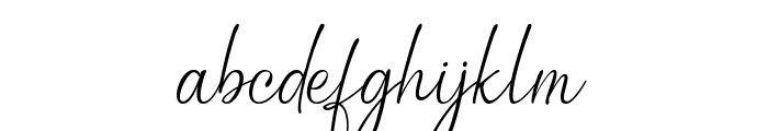 Rahasya Signature Font LOWERCASE