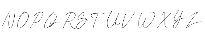 Rahayu-Script Font Font UPPERCASE