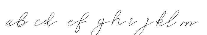 Rahayu-Script Font Font LOWERCASE