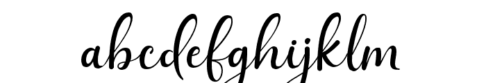 Rahilla-Regular Font LOWERCASE