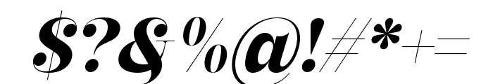 Rahla-Italic Font OTHER CHARS