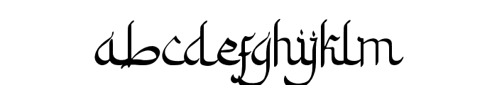 Rahma-Regular Font LOWERCASE