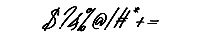Raidden Bold Italic Font OTHER CHARS