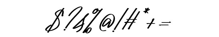 Raidden-Italic Font OTHER CHARS