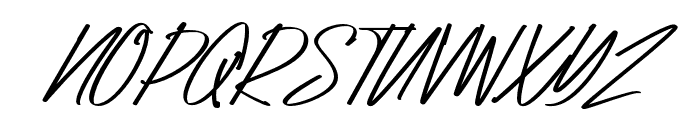 Raidden-Italic Font UPPERCASE