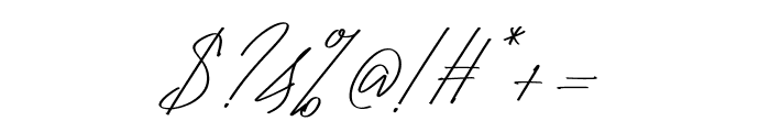 Raidden Thin Italic Font OTHER CHARS
