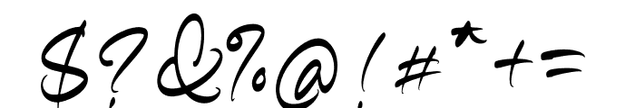 Raigatta Script Font OTHER CHARS