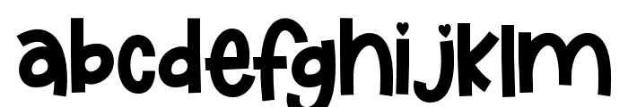 RaigheYefgini Font LOWERCASE