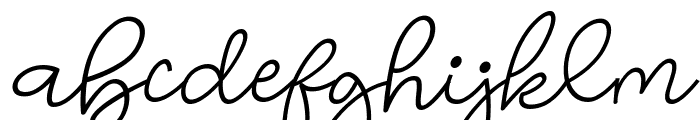 Rain Forest Script Italic Font LOWERCASE