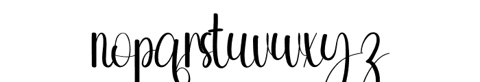 Rainbow Beautiful Font LOWERCASE