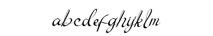 Rainbow Calligraphy Font LOWERCASE