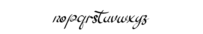 Rainbow Calligraphy Font LOWERCASE