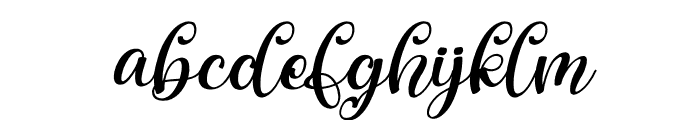 Rainbow Christmas Italic Italic Font LOWERCASE