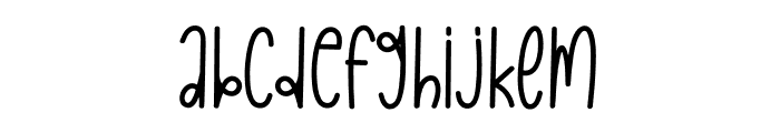 Rainbow In Summer Font LOWERCASE