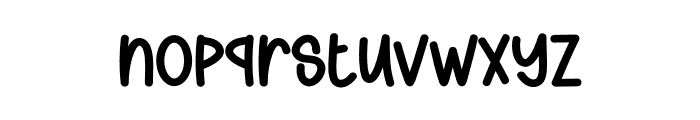 Rainbow Rustic Font LOWERCASE