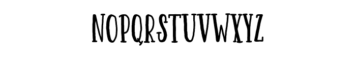 Rainbow Serif Bold Font LOWERCASE